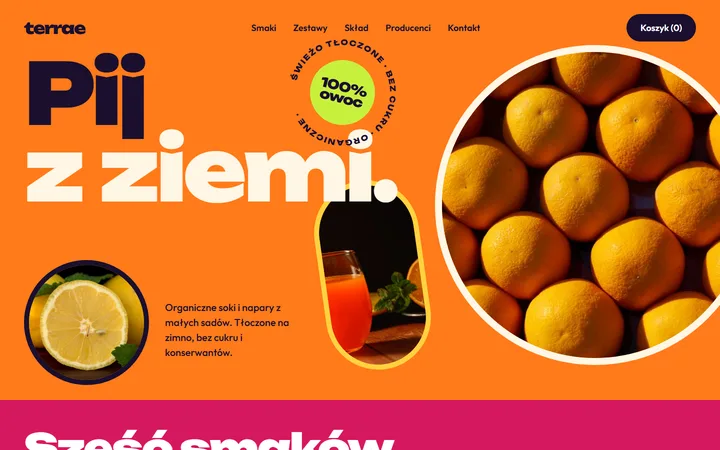 Wzorcowa witryna: bio napoje